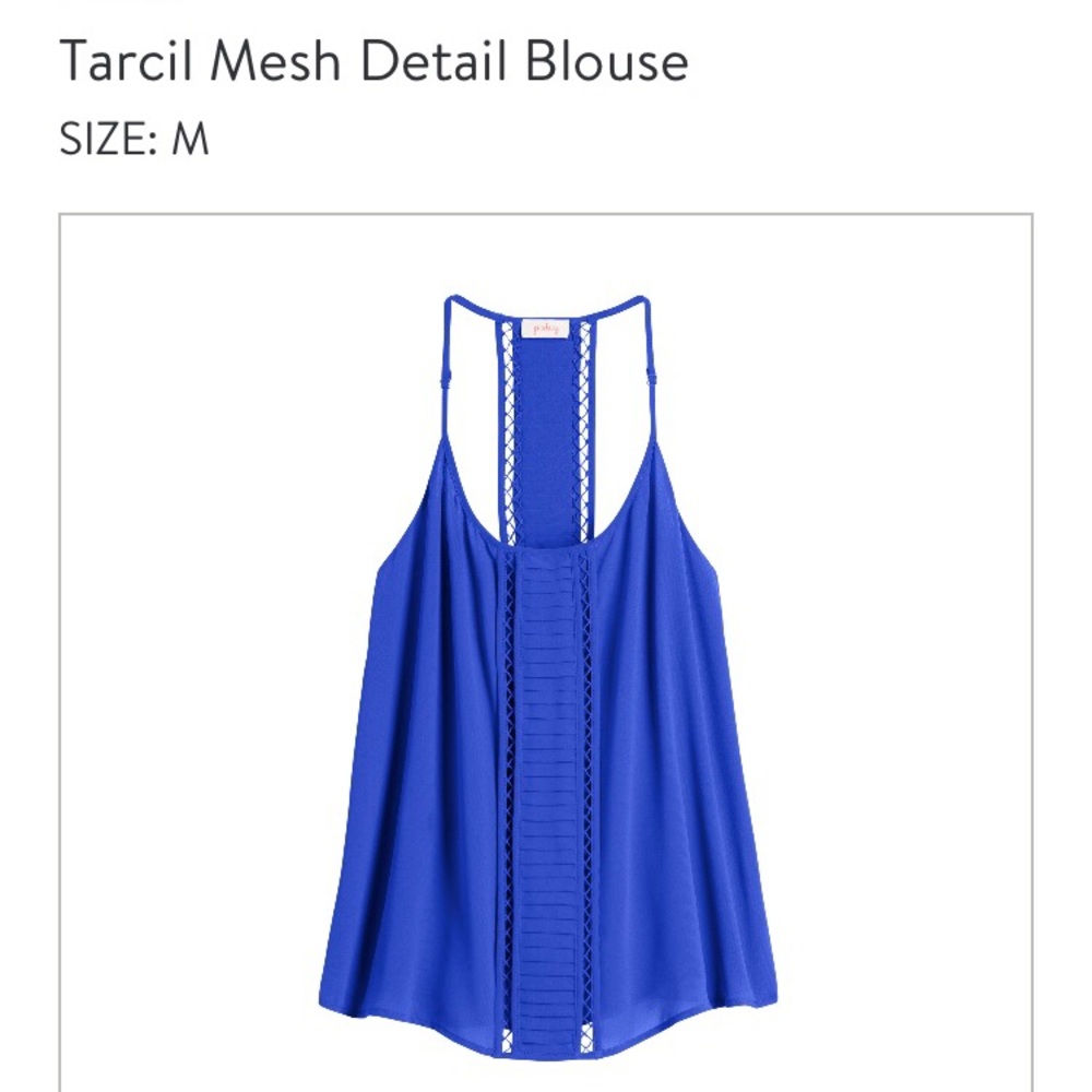 Pixley Blue Tank Top